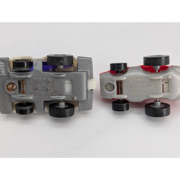 Big Mac & Hamburglar cars 1984 McDonald's toys - Picture 7 of 7